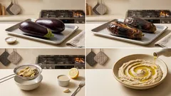 Baba ganoush casero: dip de berenjenas asadas, cremoso y con toque ahumado